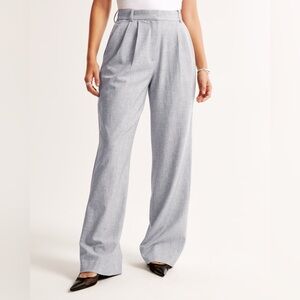 Abercrombie & Fitch Gray Wide Leg Pants